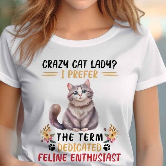 Tops - Crazy Cat Lady Tshirt